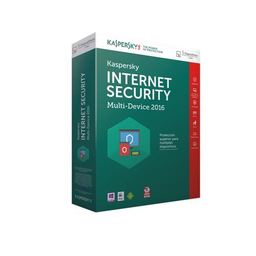 Kaspersky 2016 Internet Security Multi 5 Usuarios